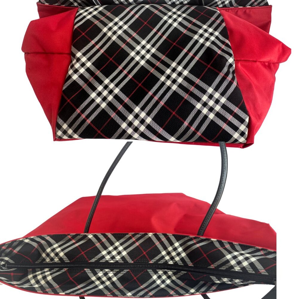 Burberry Blue Label Large Red Tote Bag in Synthetic - Picture 5 of 11